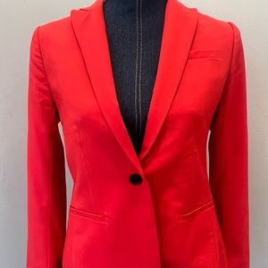 Banana Republic Red Classic Blazer in a Sz 4